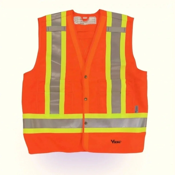 Viking reflective work vest  workers safety vest Sz Smsll - Picture 1 of 3